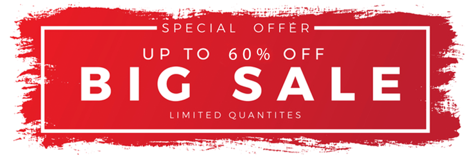 big sale/60% 0ff banner
