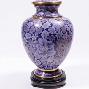The Amethyst Blossom Cloisonné Urn