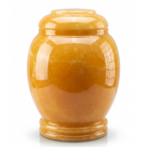 Golden Amber Granite Urn