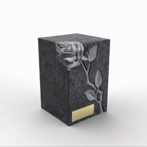 Carved Rose Granite Urn