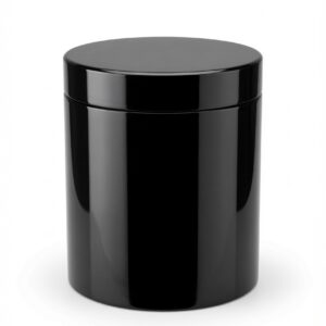 Onyx Black Granite Urn